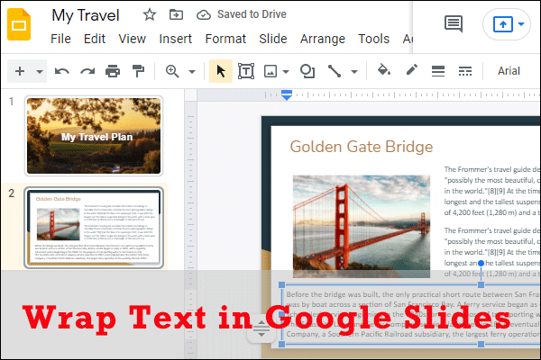 How to Wrap Text in Google Slides? Here Is the Tutorial