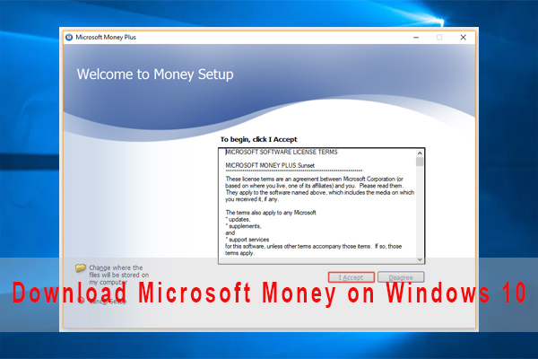 Microsoft Money Download & Install on Windows 10 [Tutorial]