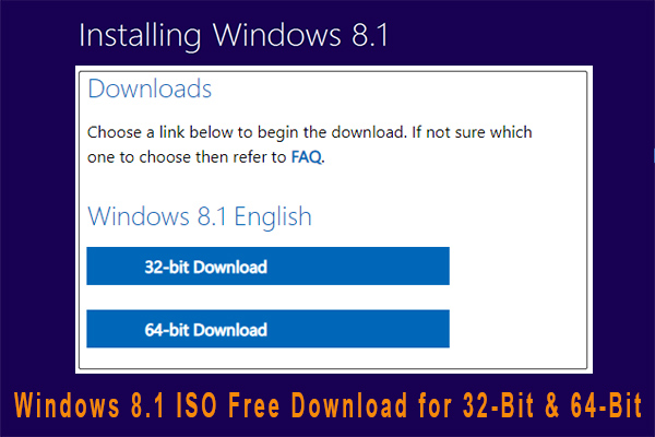 Windows 8.1 ISO Free Download for 32-Bit & 64-Bit | Get It Now