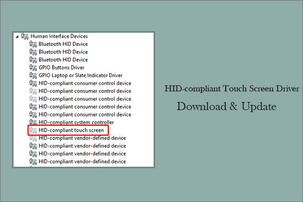 How to Download & Update HID-compliant Touch Driver on Windows