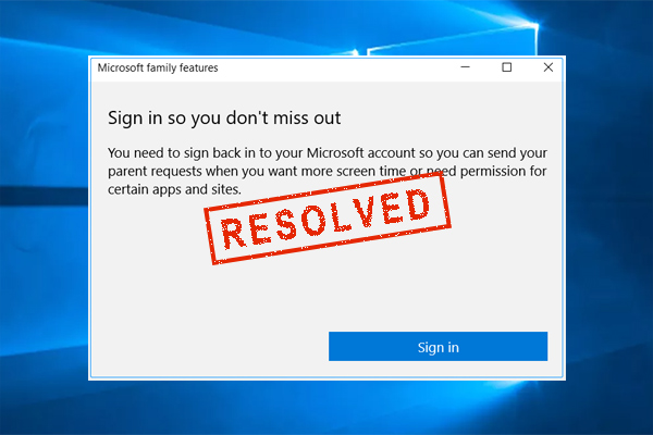 Microsoft Family Features Pop Up | How to Stop It in Windows 10?