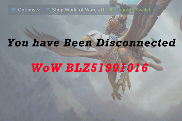 Fixed: WoW Error Code BLZ51901016 – You have Been Disconnected