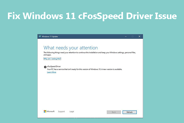 2 Simple Ways to Fix Windows 11 Update Error cFosSpeed Driver