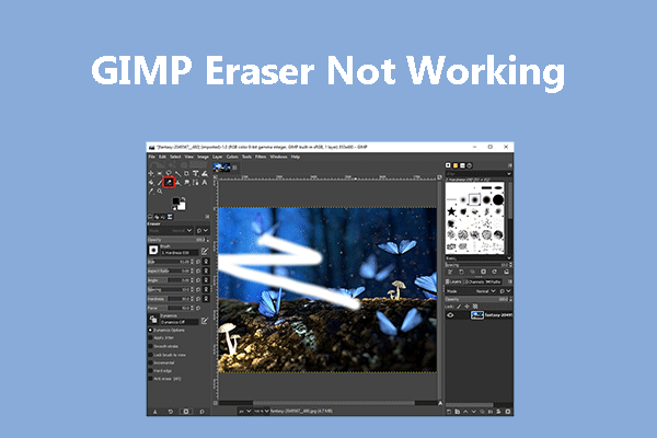 6 Ways to Fix the GIMP Eraser Not Working Issue