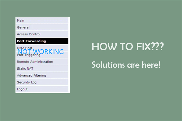 How to Fix Minecraft Port Forwarding Not Working?