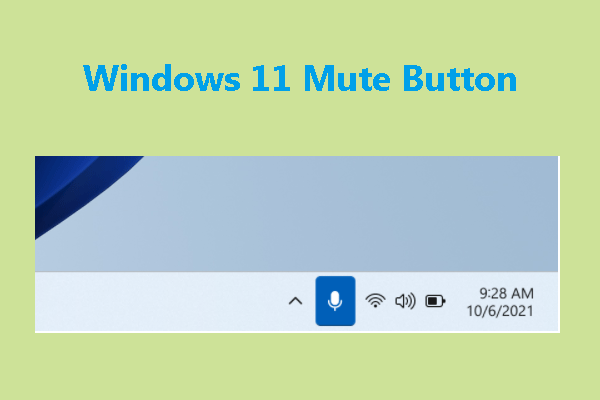 Windows 11 Adds the Mute Button onto the Taskbar