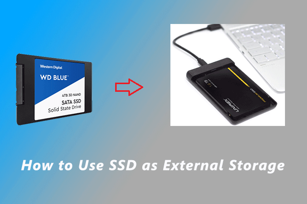 How to Use SSD as External Storage? Follow This Tutorial