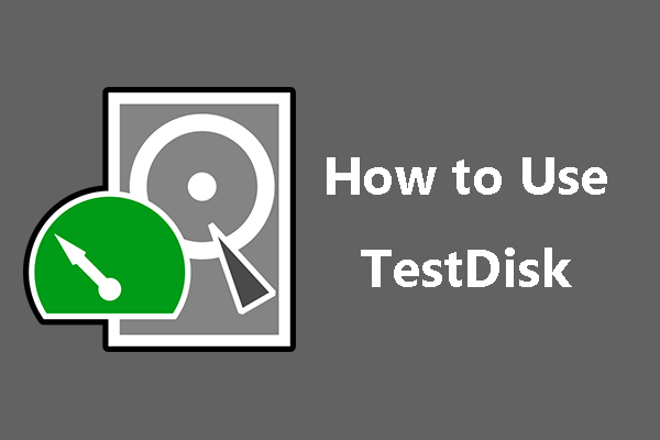 How to Use TestDisk | TestDisk Alternative