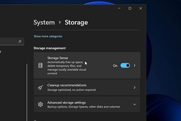 How to Turn on/off Storage Sense Windows 11 – Space Free up Tip