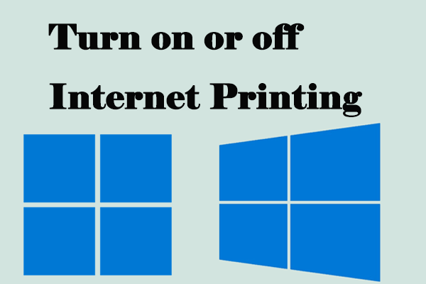 How to Turn on or off Internet Printing in Windows 11/10?