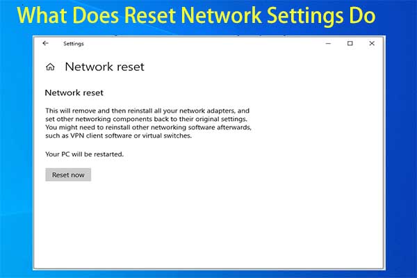 What Does Reset Network Settings Do on iPhone, Android, Windows