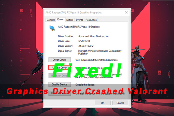 How to Fix Graphics Driver Crashed Valorant? [6 Proven Fixes]