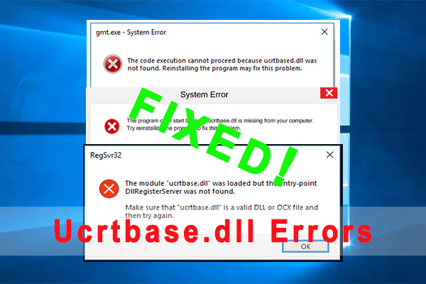 What Is Ucrtbase.dll & How to Fix the Related Errors? [Answered]