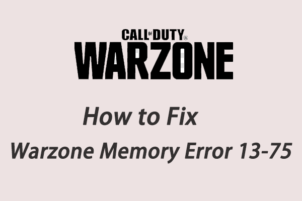 How to Fix Memory Error 13-75 Split Screen on Xbox One & PS4 & PC