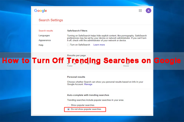 How Do I Delete Trending Searches & Autocomplete on Google
