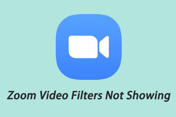Zoom Video Filters Not Showing - Top 3 Ways to Fix This Issue