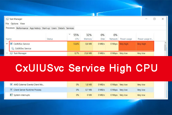 CxUIUSvc Service High CPU: What’s It & How to Fix It? [Answered]