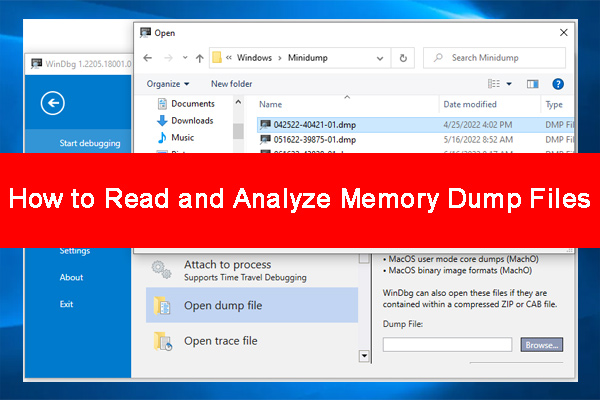 How to Read and Analyze Memory Dump Files on Windows 10/11