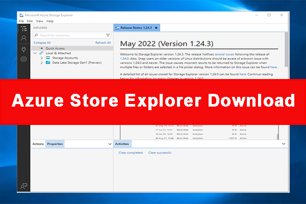Azure Store Explorer Download for Windows 10/11 | Get It Now!
