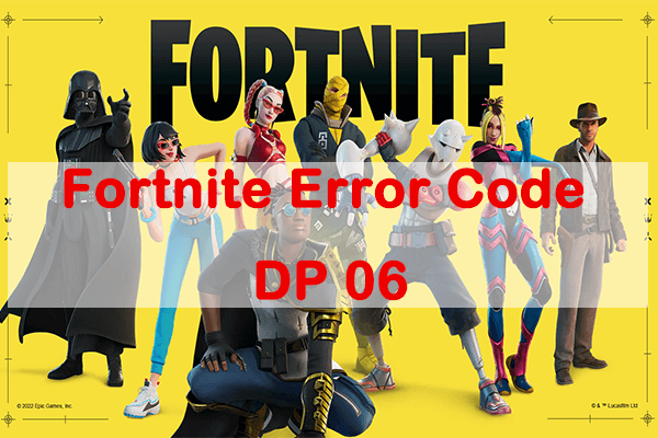 4 Fixes to the Fortnite Error Code DP 06 in Windows 10