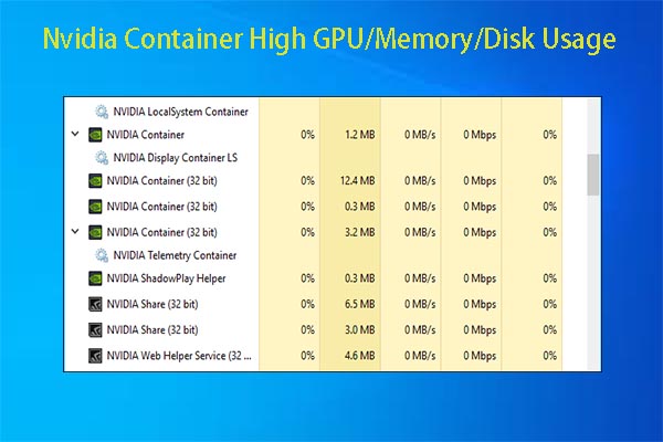 Fix Nvidia Container High GPU/Memory/Disk Usage [6 Solutions]