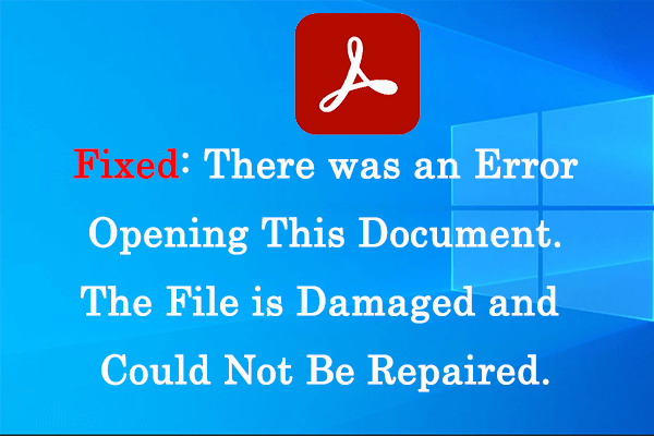 How to Fix: The File is Damaged and Could Not Be Repaired?
