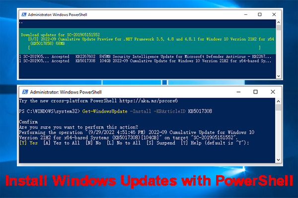 How to Install Windows Updates with PowerShell? [Tutorial]
