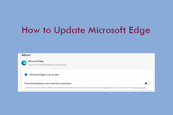 How to Update Microsoft Edge Manually [So Easy!]