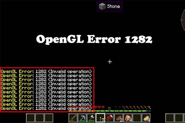 How to Fix Minecraft OpenGL Error 1282 (Invalid Operation)?