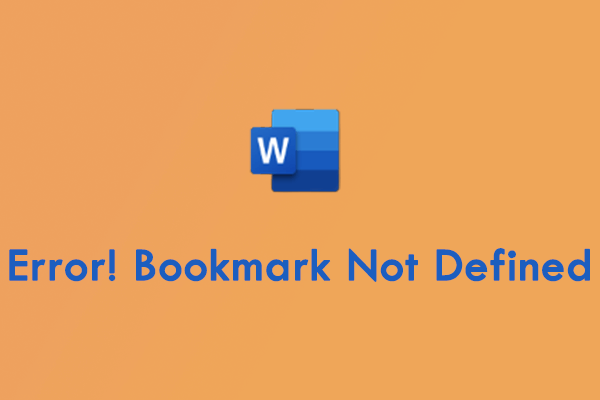 [Fixed] Error! Bookmark Not Defined in Microsoft Word