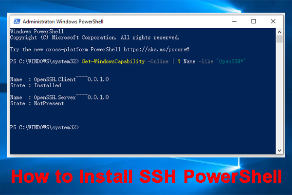 PowerShell SSH: How to Install SSH PowerShell on Windows 10/11