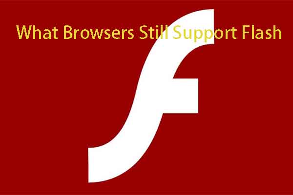 What Browsers Support Flash After It Ends of Life? Here’s Answer