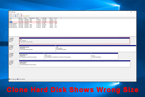 Clone Hard Disk Shows Wrong Size | Here’s How to Fix and Avoid It