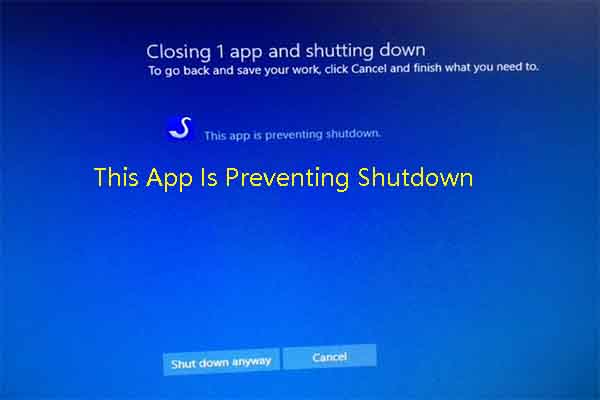 This App Is Preventing Shutdown? – 5 Methods to Solve It