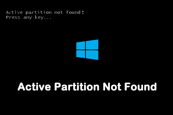Active Partition Not Found: Why This Issue Occurs & How to Fix?