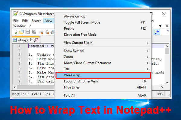 How to Wrap Text in Notepad++ Windows 10/11? | Get the Full Guide
