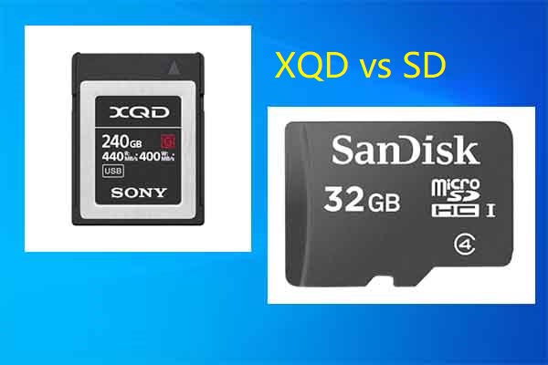XQD vs SD Card: Check the Difference Between XQD Card and SD Card