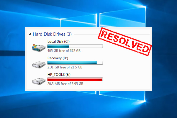 What’s HP TOOLS Drive and How to Fix Its Full Issue? [Answered]