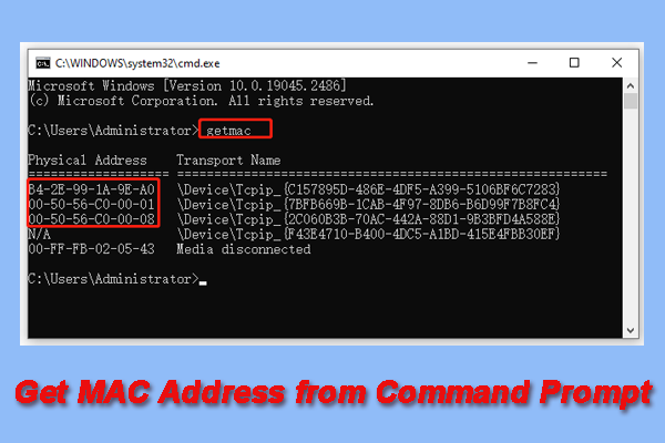 MAC Address CMD: How to Get MAC Address from Command Prompt