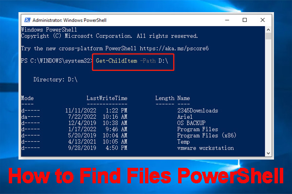 PowerShell Find Files: How to Find Files PowerShell Windows 10/11