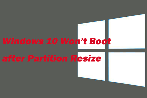 [Solved] Windows 10 Won’t Boot after Partition Resize