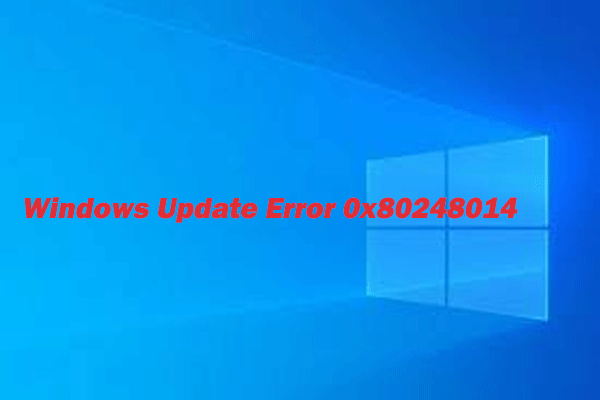 How to Troubleshoot Windows Update Error 0x80248014