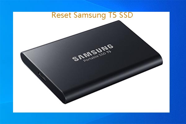 Factory Reset Samsung T5 SSD Without the Worry of Data Loss