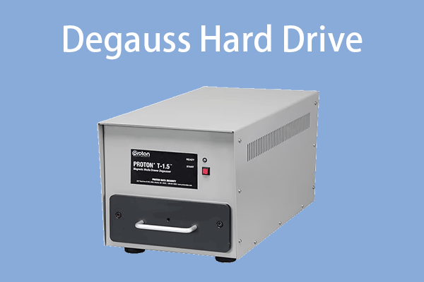 How to Degauss a Hard Drive with a Hard Drive Degausser