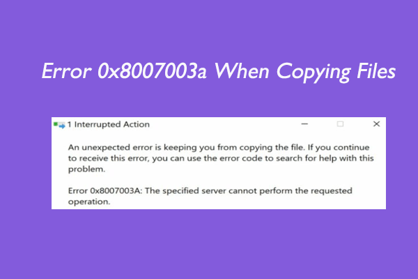 How to Fix Error 0x8007003a When Copying Files