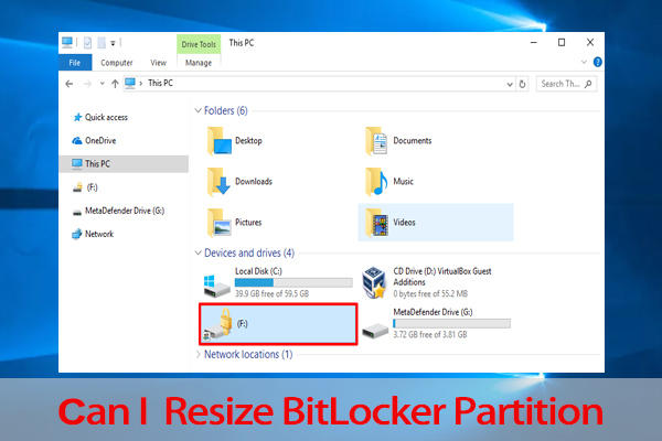 Can I Resize BitLocker Partition & How to Do That? [Answered]