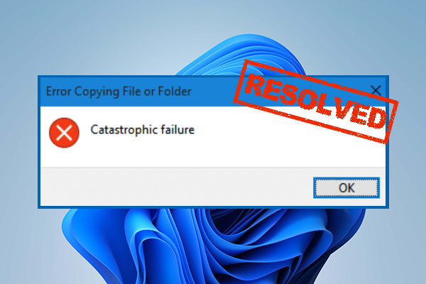 Catastrophic Failure Transferring Data to External Drive? [Fixed]