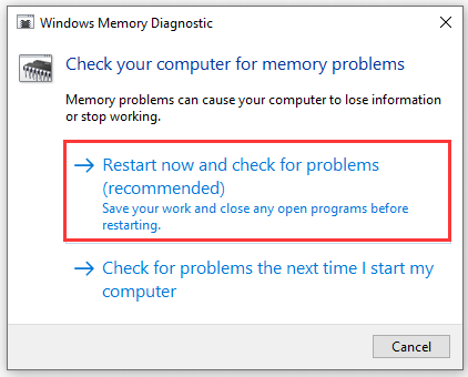 Windows Memory Diagnostic