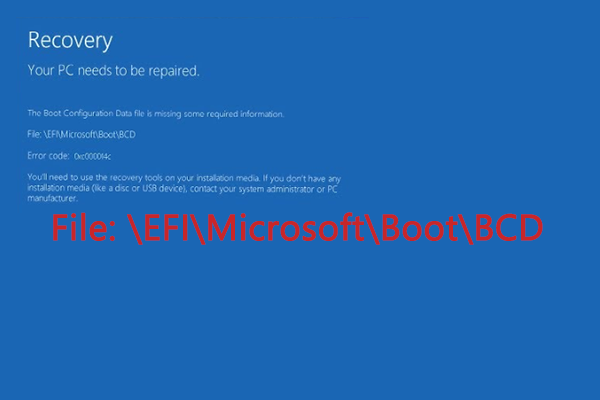 File: \EFI\Microsoft\Boot\BCD in Windows 10? Fix It Now