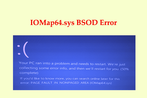 IOMap64.sys BSOD Error: What Causes it & How to Fix it?